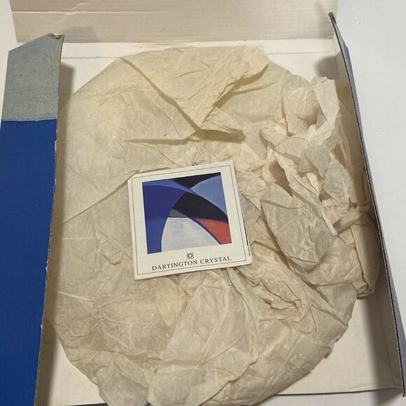 Vintage Dartington Crystal Cheese Plate Hand Made! - Picture 3 of 7